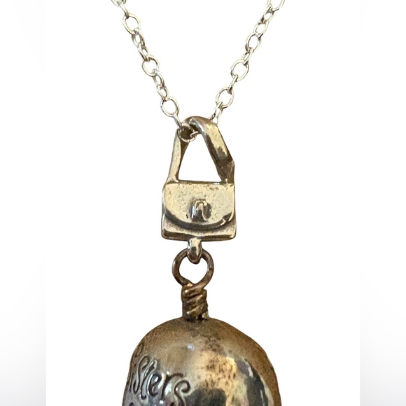 The Bell Collection Sterling Silver The Sister Bell Pendant on 925 Chain NIB - Picture 5 of 10